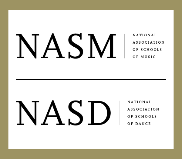 National Association of Schools of Music (NASM) and the National Association of Schools of Dance (NASD) Logo